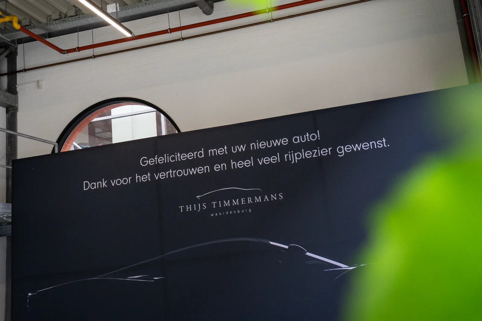 Afleverwand van Thijs Timmermans